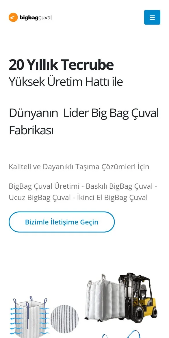 Big-Bag Çuval — mobil görünüm