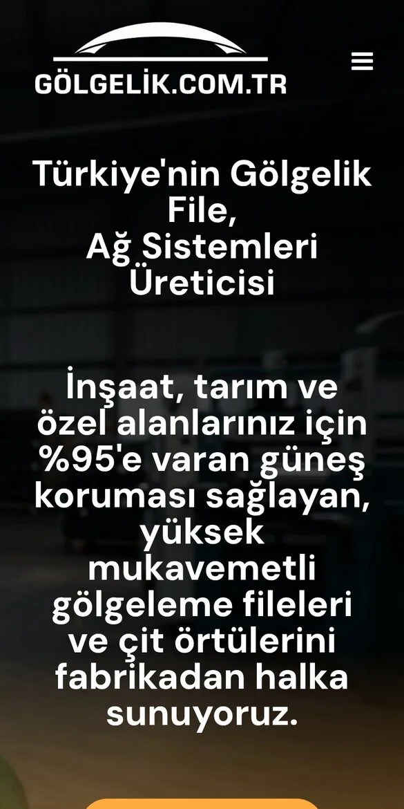 Gölgelik — mobil görünüm