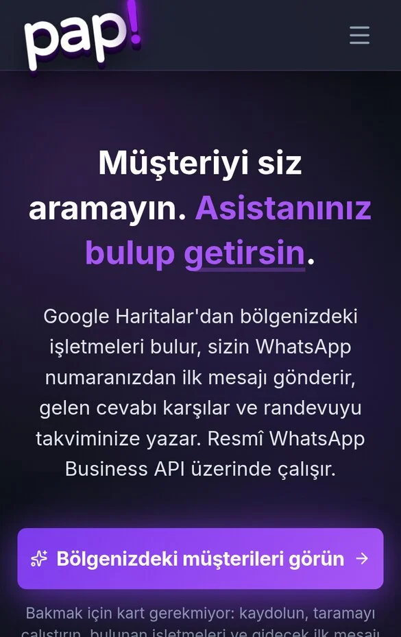 Paplead — mobil görünüm